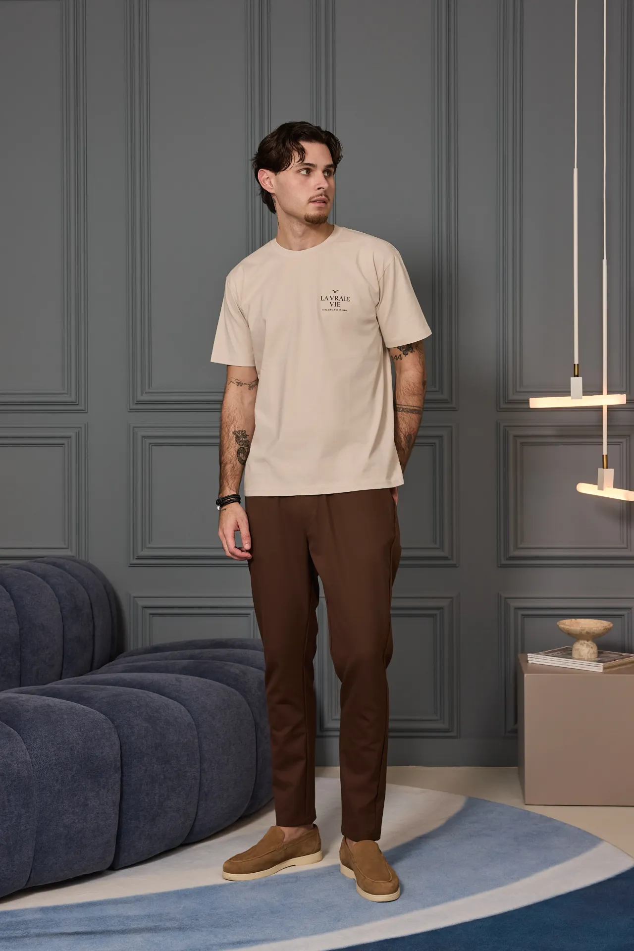 Ivory Bone Classic Tee (S)